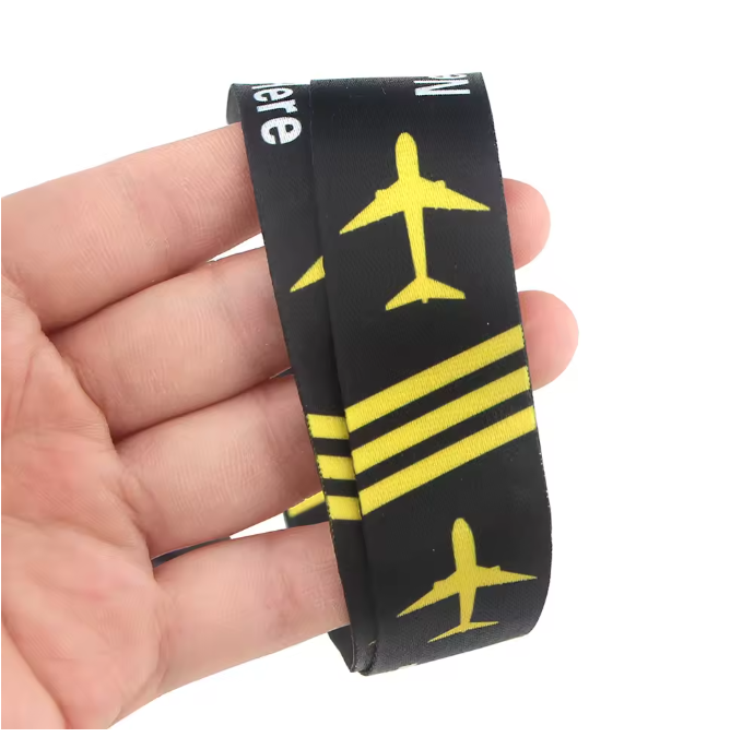 ✈️ Leichtes Aviation Lanyard mit Kartenhalter – Praktisch, Sicher & Professionell