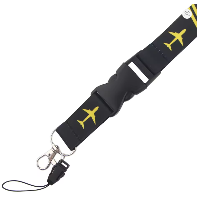 ✈️ Leichtes Aviation Lanyard mit Kartenhalter – Praktisch, Sicher & Professionell