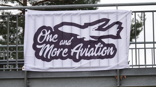 One and More Aviation Fahne Groß 90x150 cm – Perfekt für echte Aviation-Fans! ✈️🔥