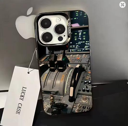 ✈️ Pilot Cockpit iPhone 16 &  16 Pro Hülle – Stylischer Rundumschutz für Aviation-Fans